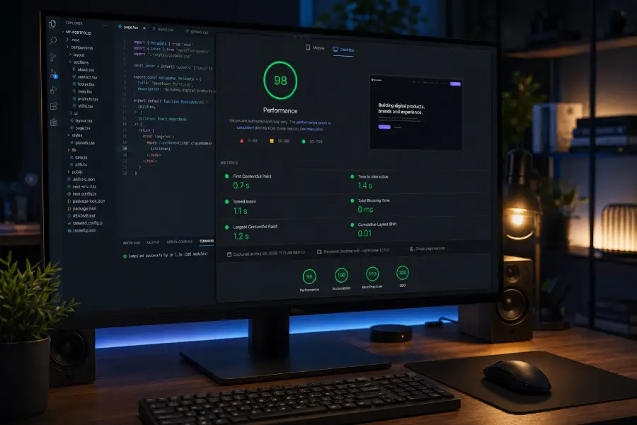 Strona custom - szybki frontend i lepsza wydajność