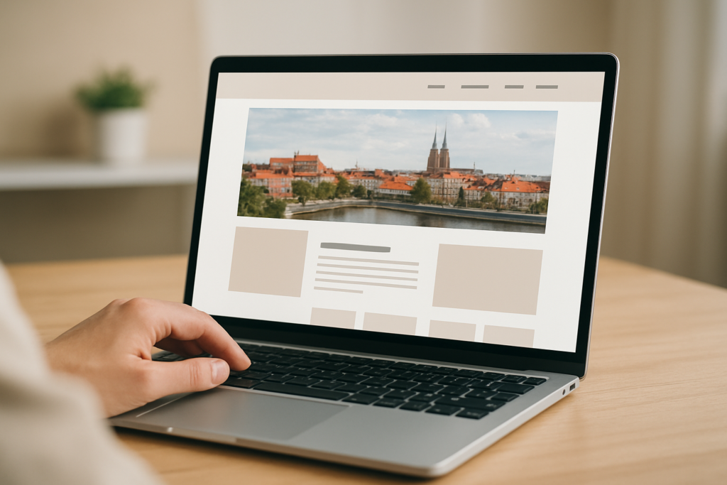 strona internetowa dla firmy Wrocław